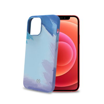 WATERCOLOR – Cover multicolore in TPU con finitura soft touch, bordi anti-scivolo compatibile con Apple iPhone 13