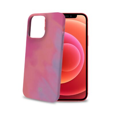 WATERCOLOR – Cover multicolore in TPU con finitura soft touch, bordi anti-scivolo compatibile con Apple iPhone 13 Pro Max