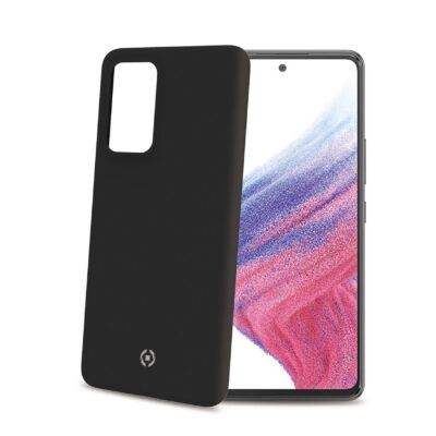 CROMO – Cover in morbido TPU con finitura soft touch colore nero compatibile con Samsung Galaxy A53 5G/ Galaxy A53 5G Enterprise Edition