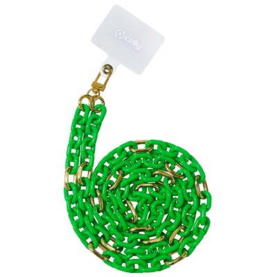 LACETCHAIN – Laccio da collo lunghezza 1.2 mt in Nylon con badge trasparente universale per smartphone [SUMMER]
