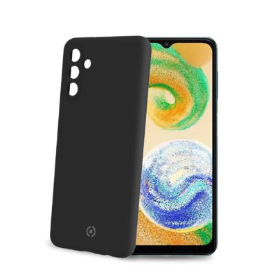 CROMO – Cover in morbido TPU con finitura soft touch colore nero compatibile con Samsung Galaxy A04s/ Galaxy A13 5G