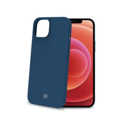 CROMO – Cover in morbido TPU con finitura soft touch colore blu compatibile con Apple iPhone 14
