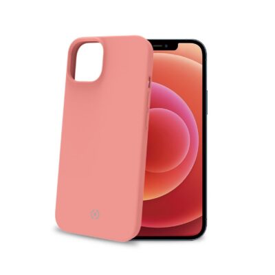 CROMO – Cover in morbido TPU con finitura soft touch colore rosa cipria compatibile con Apple iPhone 14