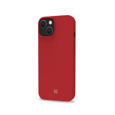 CROMO – Cover in morbido TPU con finitura soft touch colore rosso compatibile con Apple iPhone 14