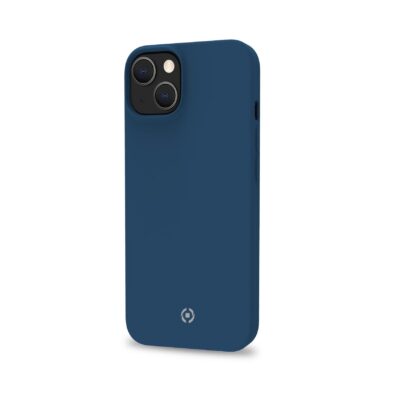 CROMO – Cover in morbido TPU con finitura soft touch colore blu compatibile con Apple iPhone 14 Plus