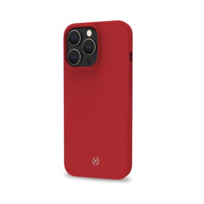CROMO – Cover in morbido TPU con finitura soft touch colore rosso compatibile con Apple iPhone 14 Pro Max