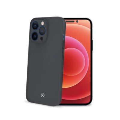SPACE – Cover morbida super sottile in TPU colore nero compatibile con Apple iPhone 14 Pro