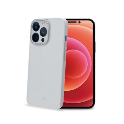 SPACE – Cover morbida super sottile in TPU colore bianco compatibile con Apple iPhone 14 Pro