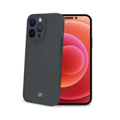 SPACE – Cover morbida super sottile in TPU colore nero compatibile con Apple iPhone 14 Pro Max