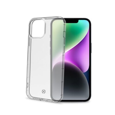 HEXAGEL – Cover trasparente semi rigida, ultra resistente in Poliuretano + Policarbonato compatibile con Apple iPhone 14