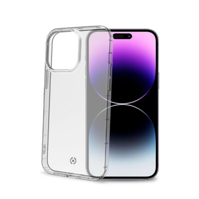 HEXAGEL – Cover trasparente semi rigida, ultra resistente in Poliuretano + Policarbonato compatibile con Apple iPhone 14 Pro Max