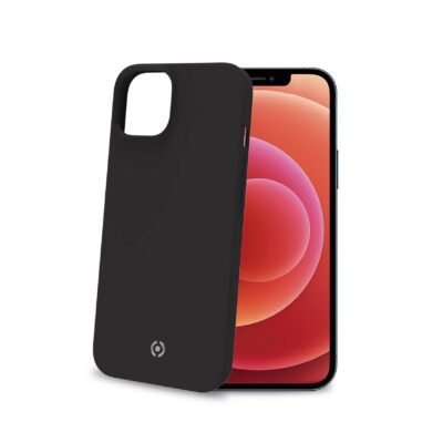 FEELING – Cover morbida in silicone liquido con finitura soft touch e bordi anti scivolo colore nero compatibile con Apple iPhone 14