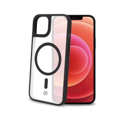 MAGMATT – Cover morbida trasparente con bordi effetto opaco compatibile con la tecnologia Magsafe per Apple iPhone 14