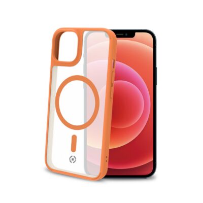 MAGMATT – Cover morbida trasparente con bordi effetto opaco compatibile con la tecnologia Magsafe per Apple iPhone 14