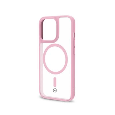 MAGMATT – Cover morbida trasparente con bordi effetto opaco compatibile con la tecnologia Magsafe per Apple iPhone 14 Pro