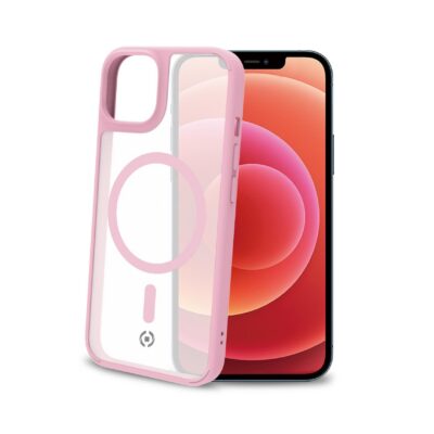 MAGMATT – Cover morbida trasparente con bordi effetto opaco compatibile con la tecnologia Magsafe per Apple iPhone 14 Plus