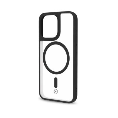 MAGMATT – Cover morbida trasparente con bordi effetto opaco compatibile con la tecnologia Magsafe per Apple iPhone 14 Pro Max