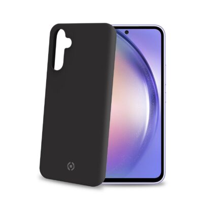 CROMO – Cover in morbido TPU con finitura soft touch colore nero compatibile con Samsung Galaxy A54 5G/ Galaxy A54 5G Enterprise Edition