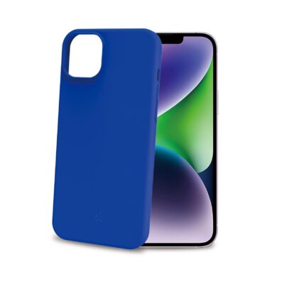 CROMO – Cover in morbido TPU con finitura soft touch colore blu compatibile con Apple iPhone 15 Plus [IPHONE 15 CASES]