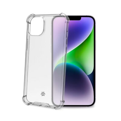 ARMOR – Cover rigida trasparenti con bordi corrazzati e angoli rinforzati compatibile con Apple iPhone 15 Plus