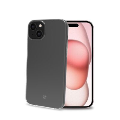 HEXAGEL – Cover trasparente semi rigida, ultra resistente in Poliuretano + Policarbonato compatibile con Apple iPhone 15 [IPHONE 15 CASES]