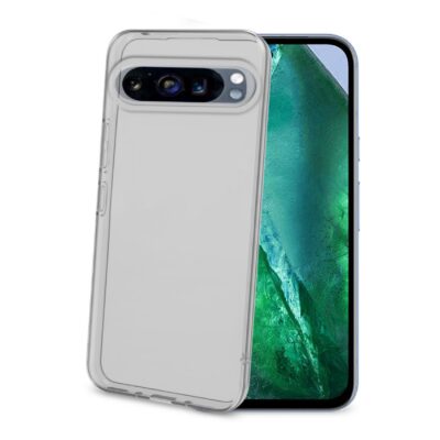 GELSKIN – Cover morbida trasparente in TPU compatibile con Google Pixel 9/ Pixel 9 Pro