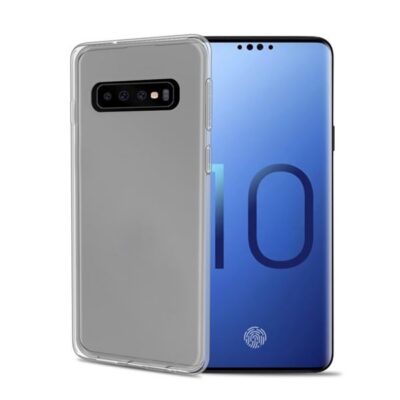 GELSKIN – Cover morbida trasparente in TPU compatibile con Samsung Galaxy S10+