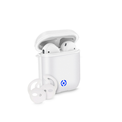 AIRCASE – Custodia in silicone morbido compatibile con Airpods 1st Gen. / 2nd Gen.