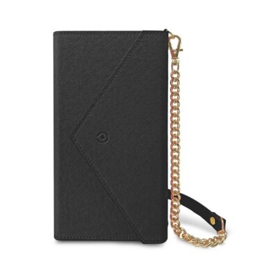 ATHENA – Pochette universale a portafoglio effetto safiano con chiusura magnetica compatibile con smartphone fino a 6.9″