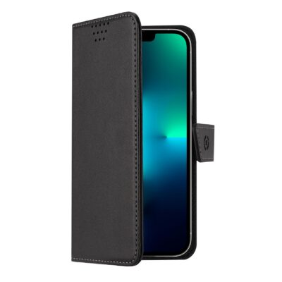 WALLYMAG – Custodia a libro in pelle sintetica compatibile con la tecnologia Magsafe per Apple iPhone 13
