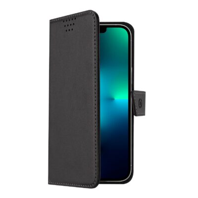 WALLYMAG – Custodia a libro in pelle sintetica compatibile con la tecnologia Magsafe per Apple iPhone 14