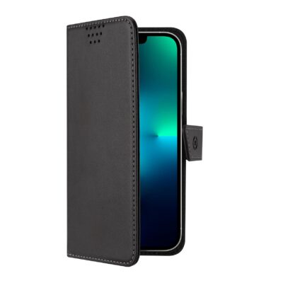 WALLYMAG – Custodia a libro in pelle sintetica compatibile con la tecnologia Magsafe per Apple iPhone 14 Pro