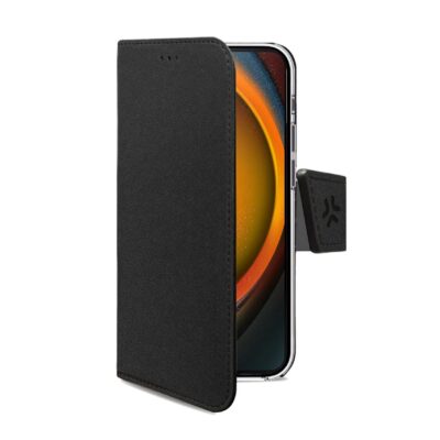 WALLY – Custodia a libro in pelle sintetica con chiusura flap magnetico, slot per carte e funzione stand compatibile con Samsung Galaxy Xcover 7/ Galaxy Xcover 7 Enterprise Edition