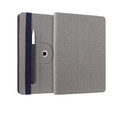 UNIROTTAB11 – Custodia a libro universale di colore blu con rotazione a 360° compatibile con Tablet fino a 11″