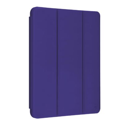BOOKFOLIO – Custodia a libro colore blu con funzione stand, porta pennino compatibile con Apple iPad 7 gen/8 gen/9 gen