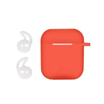 AIRCASE – Custodia in silicone morbido compatibile con Airpods 1st Gen. / 2nd Gen.