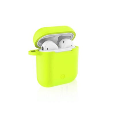 AIRCASE – Custodia in silicone morbida con gancio in metallo compatibile con Airtag 1a Gen/2a Gen