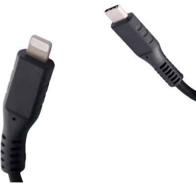 Cavo USB-C a Lightning, lunghezza 2 metri, potenza massima 12 Watt, Certificazione ‘MFI’