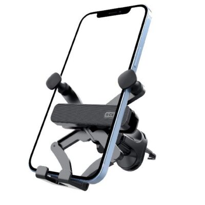 Supporto auto meccanico universale, compatibile con smartphone fino a 6.8″, utilizzo bocchette d’aereazione [PROCOMPACT2]