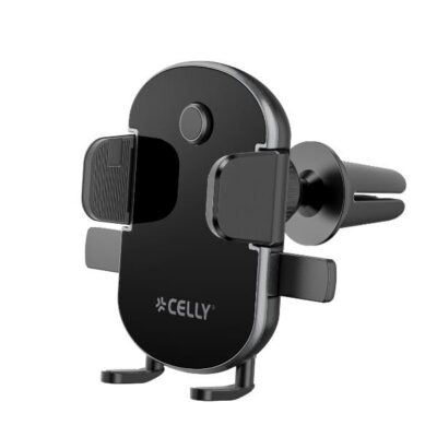GRSVENTPLUS – Supporto auto meccanico universale, utilizzo bocchette d’aereazione, pulsante per apertura automatica ali laterali, larghezza massima fino a 8.5cm