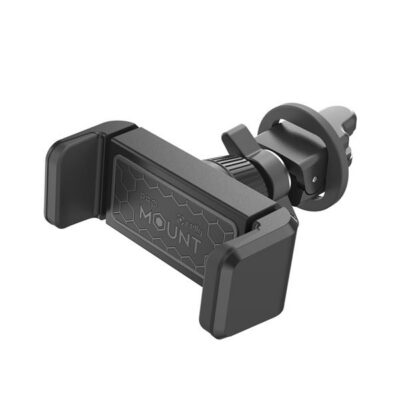 MOUNTVENT360 – Supporto meccanico universale da auto, utilizzo bocchette di aereazione, testina regolabile 360°, compatibile con tutti gli smartphone fino a 6.5, funzione auto-lock