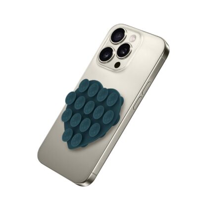 FIXHEART – Ventosa d applicare sul retro dello smartphone, utilizzo video e selfie, materiale silicone, tenuta forte, forma di cuore