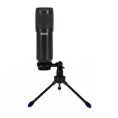 SPARCO – Microfono a filo, Plug&Play, supporto regolabile STAR [SPARCO COLLECTION]