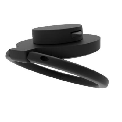 SNAPRING – Supporto universale ad anello per smartphone. fissaggio modulare ad incastro, anelo inclinabile fino a 180°, superficie metallica, adesivo 3M