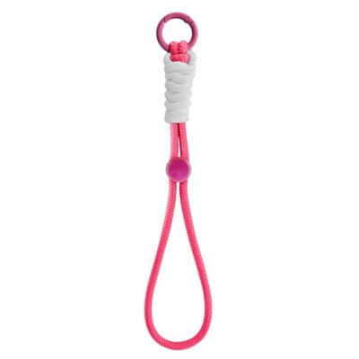 JEWELNYL -Laccio da polso in Nylon colore rosa fluo universale per smartphone [SUMMER]