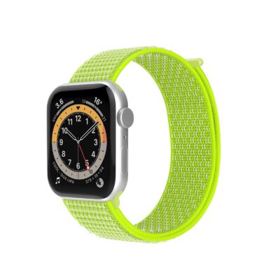 WBANDSTRAP – Cinturino di ricambio compatibile con Apple Watch Band 42/44/45mm, materiale velcro, chiusura rapida a strappo