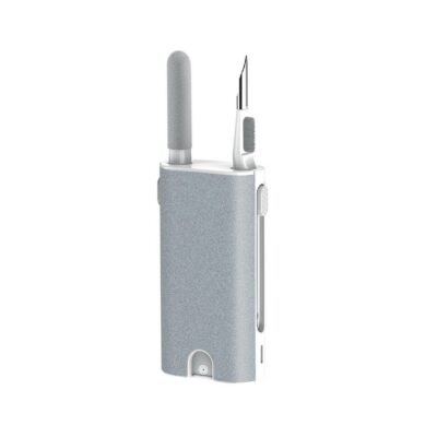 CLEANINGKIT – Kit pulizia dispositivi 5in1, punta per la rimozione sporco, spazzola rigida per pulizia scanalature, spugna, panno in microfibra, nebulizzatore