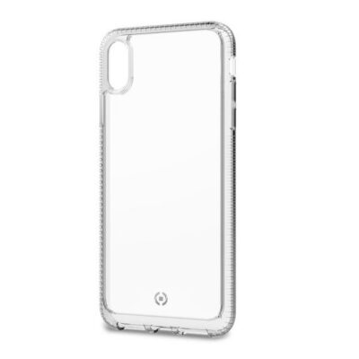 HEXALITE – Cover trasparente semi rigida, ultra resistente in Poliuretano + Policarbonato compatibile con Apple iPhone Xs Max