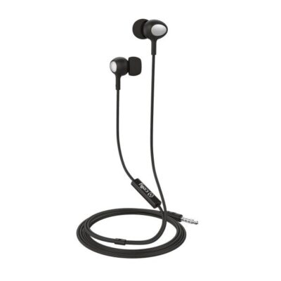 UP500 – Auricolare stereo a filo IN-EAR, jack 3.5mm, cavo tondo, controllo remoto, microfono integrato, tasto alla risposta, lunghezza cavo 1.2 metri