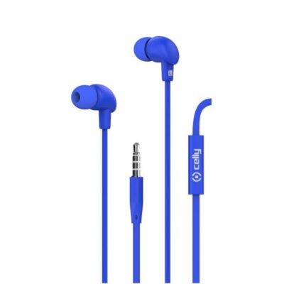 UP600 – Auricolare stereo a filo con jack 3.5mm IN-EAR, controllo remoto, microfono e tasto di risposta, lunghezza cavo 1.2 metri, cavo anti grovigli